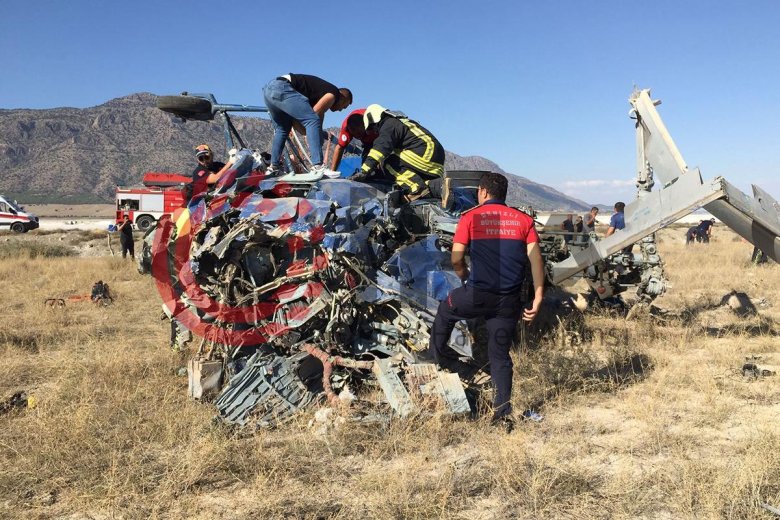 В турции разбился вертолет