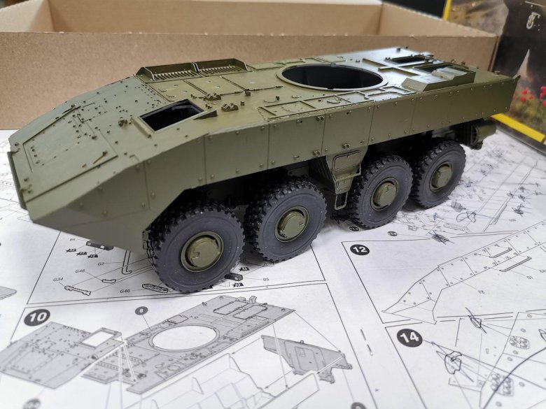 Сборная модель российская бмп бумеранг