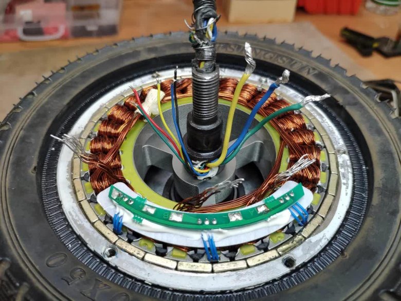 Перемотка мотор колеса электросамоката