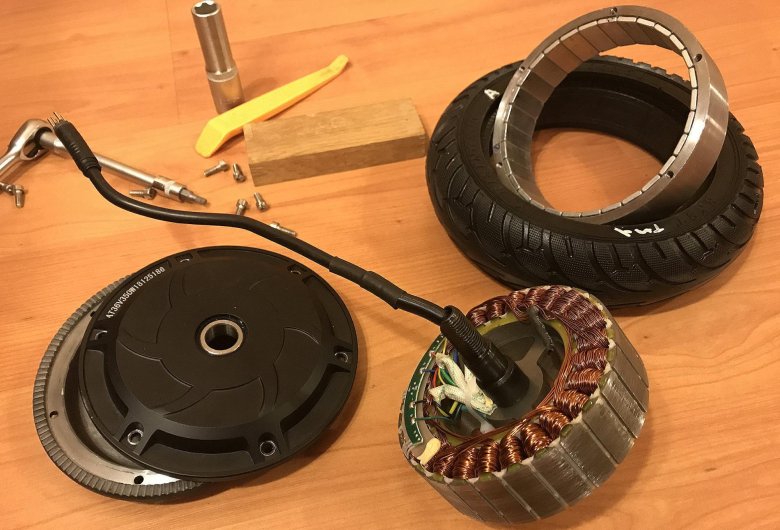 Перемотка мотор колеса гироскутера