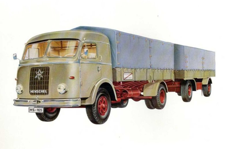 Хеншель грузовик 1956