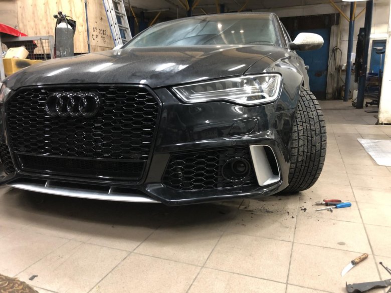 Бампер audi a6 c6 rs6