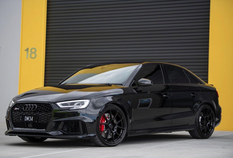 Audi rs3 sedan black