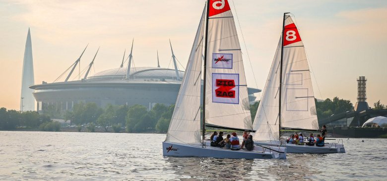 Соревнование по парусному спорту