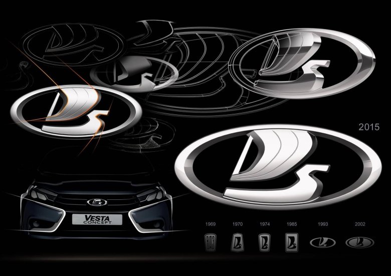 Значок лада веста