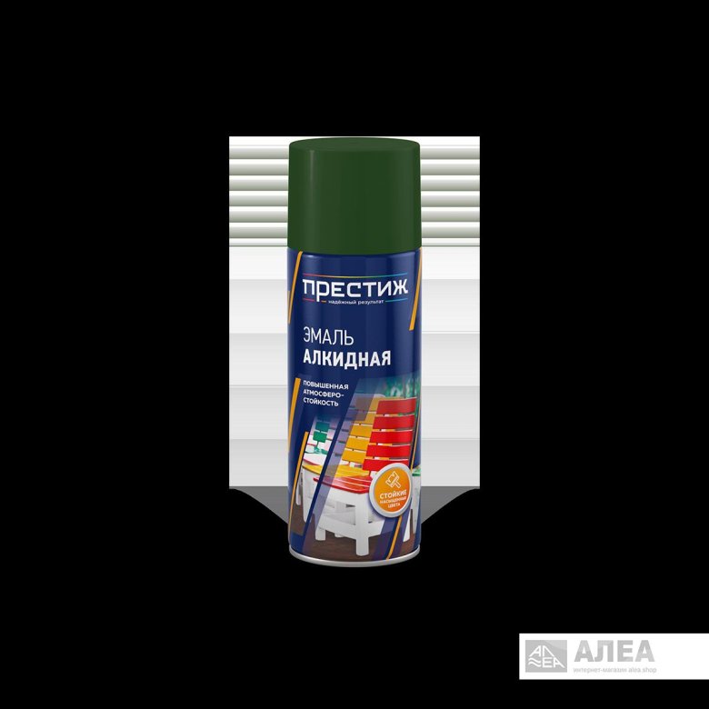 Эмаль аэрозольная термостойкая престиж серебристая 425мл