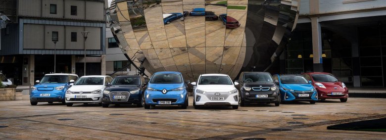 Электромобили в европе
