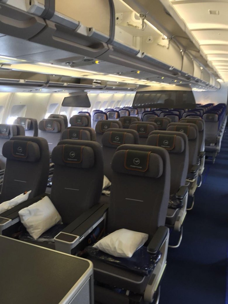Салон самолета боинг 747