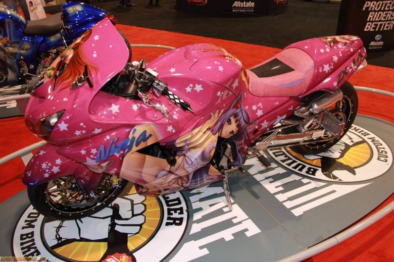 Itasha style мотоцикл