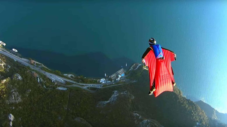 Костюм белки летяги для парашютиста