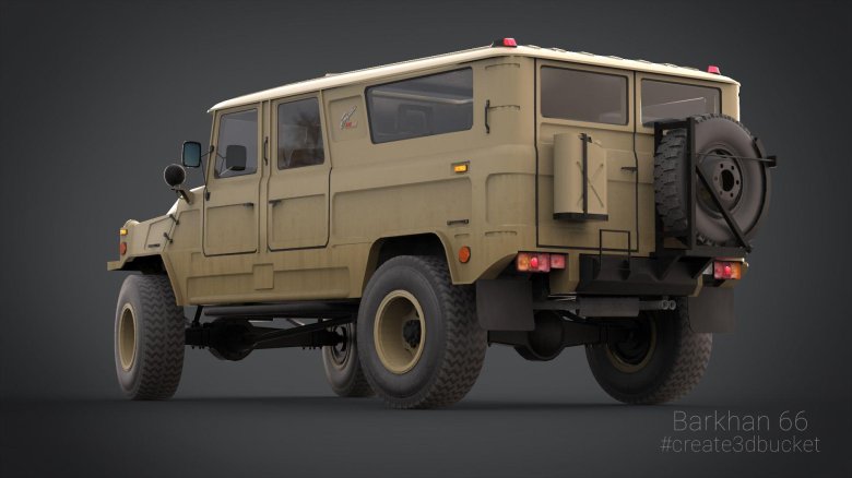 Хаммер из газ 66 бархан