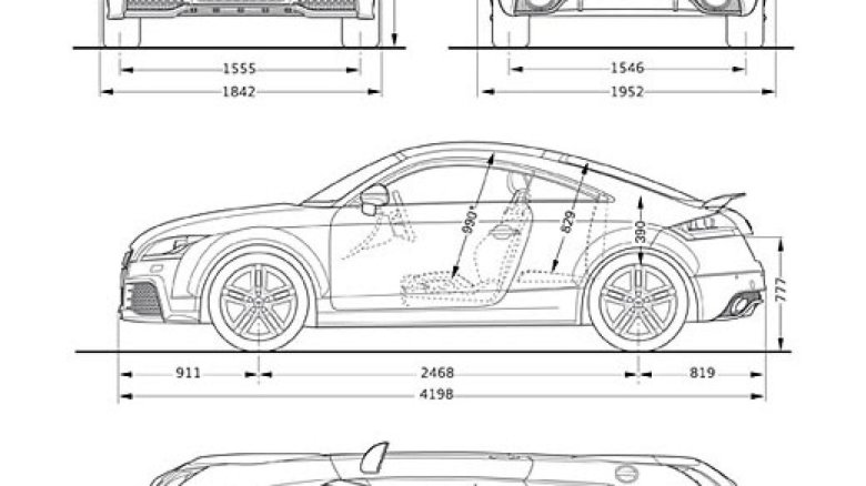 Audi tt 2001 blueprint