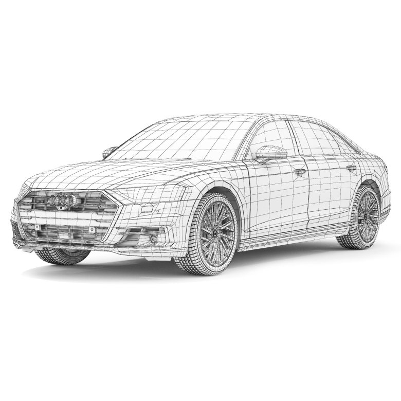 Audi a8 3d model