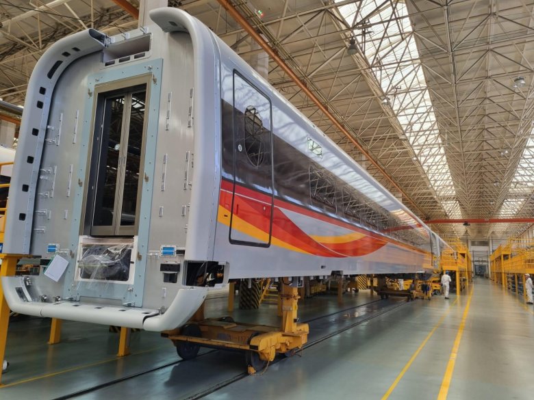 Депо скоростных поездов в китае