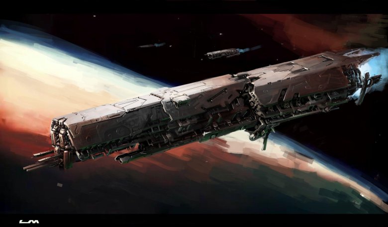Космический крейсер sci fi