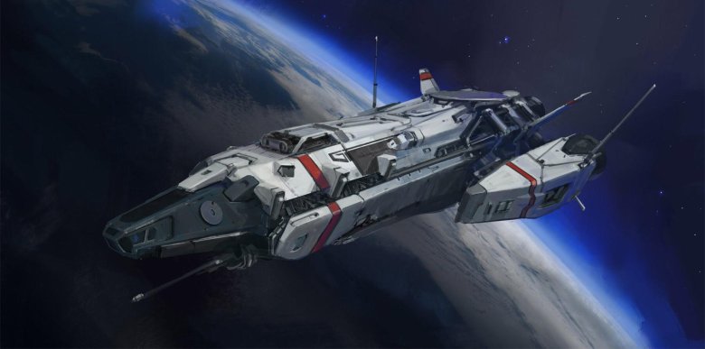 Космический корабль росинант concept art