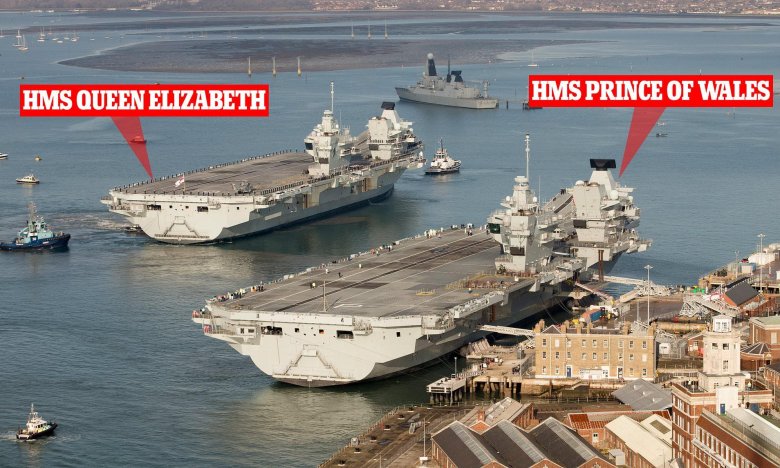 Авианосец британии hms queen elizabeth