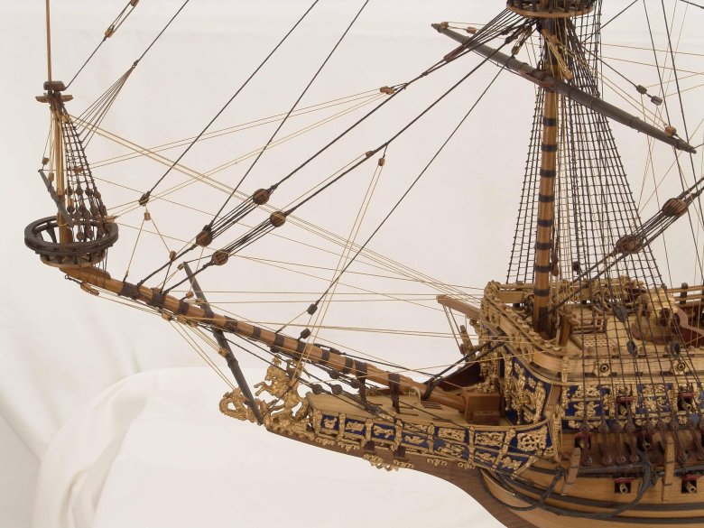 Такелаж галеона 17 века