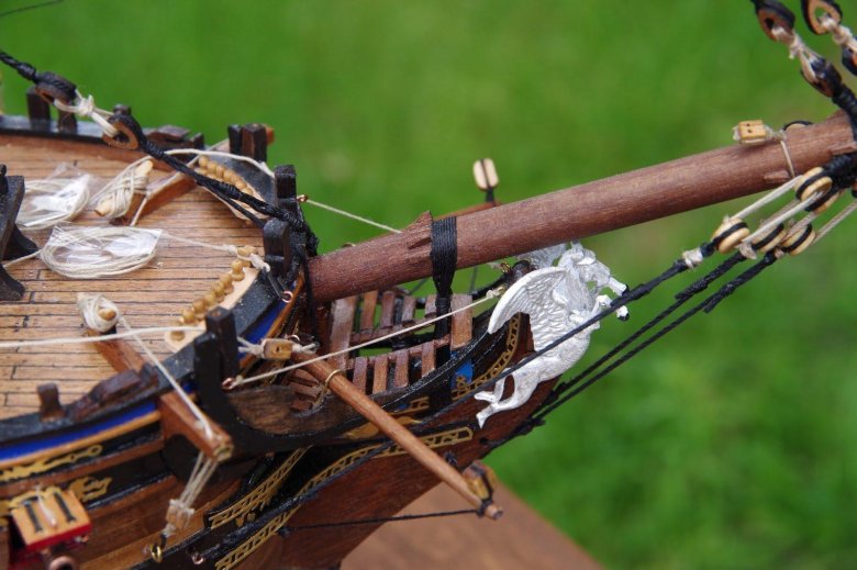 Гальюн на парусном корабле 17 века