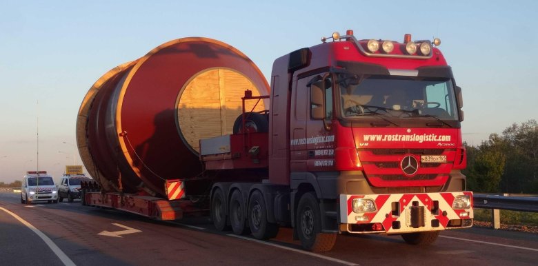 Трал негабарит 100 тонн