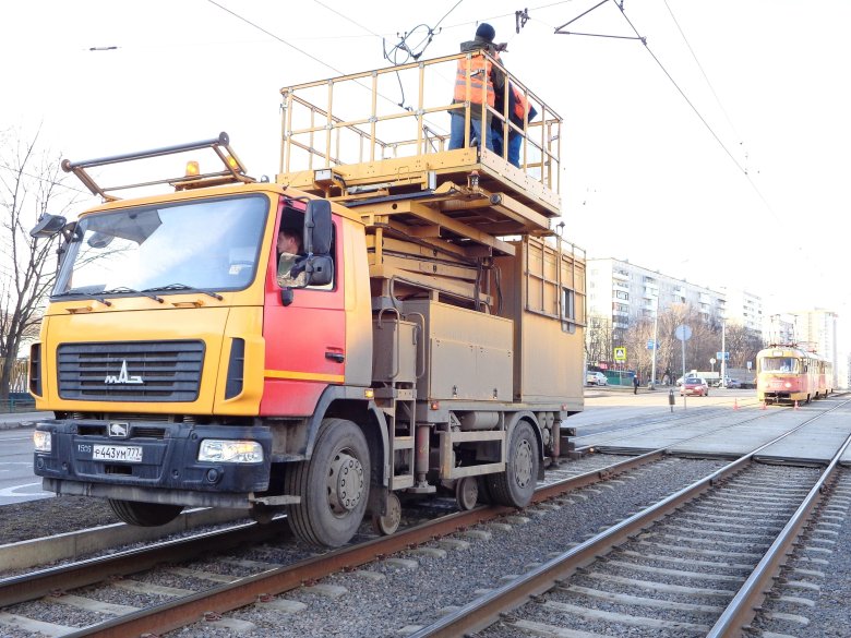 Ремонт трамвайных путей