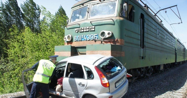 Авария на железнодорожном переезде