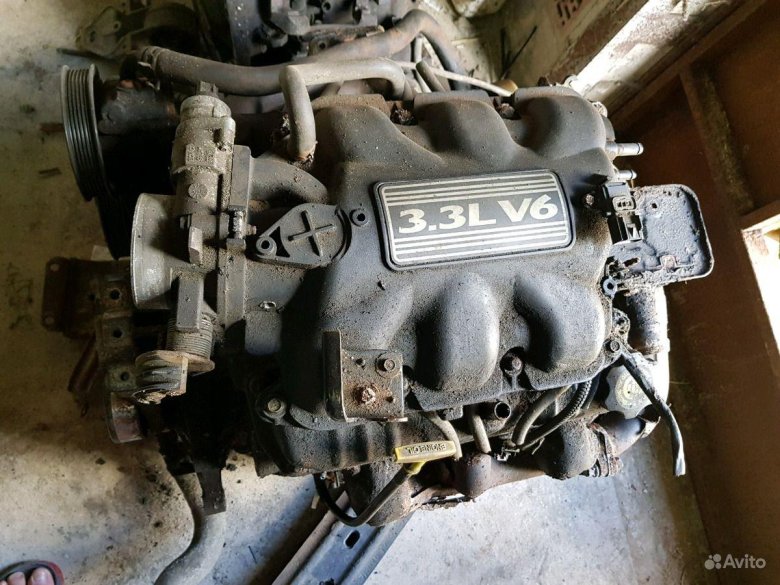 Двигатель dodge caravan 3.3