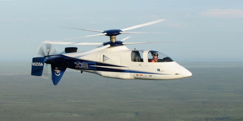 Скоростной вертолет сикорский х2