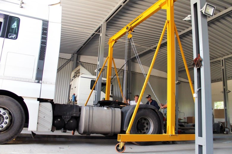 Кран мини козловой мпу 500кг