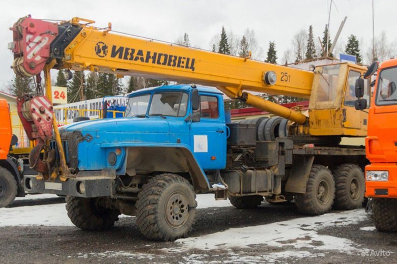 Кран урал ивановец 25 тонн