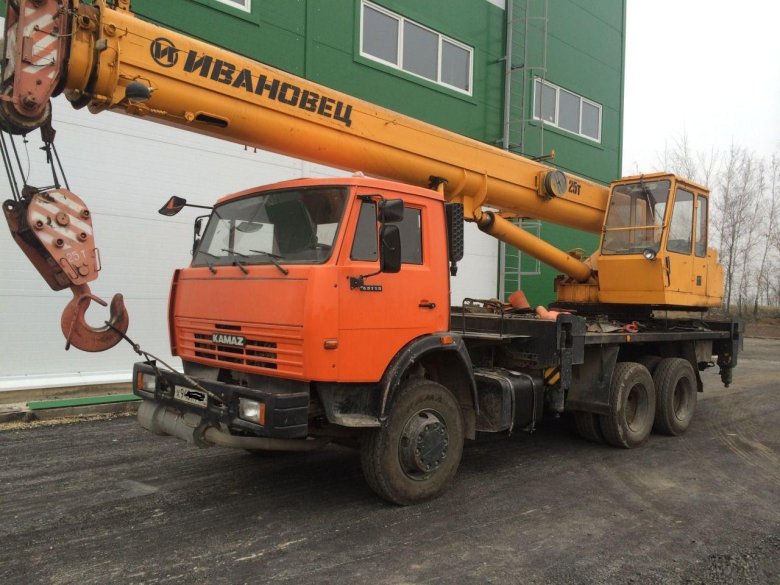 Автокран ивановец 25т