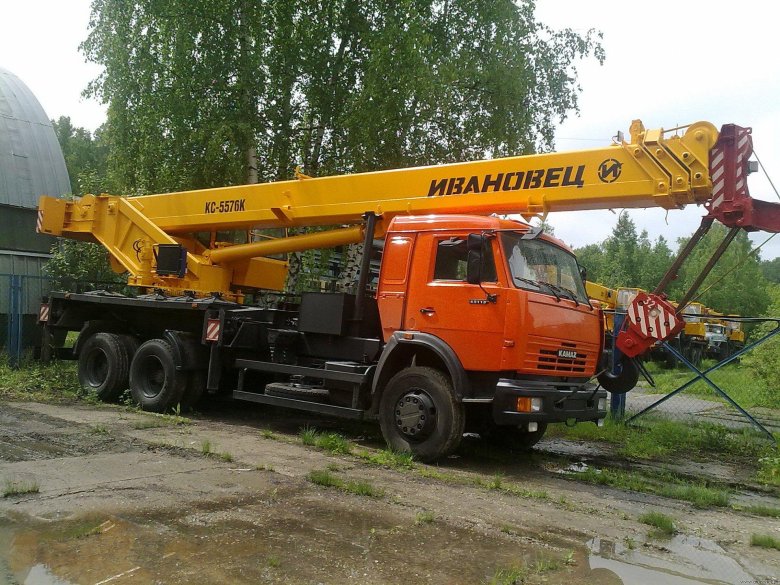 Кс-5576 ивановец камаз автокран