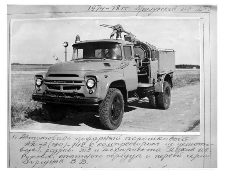 Зил 130 пожарная
