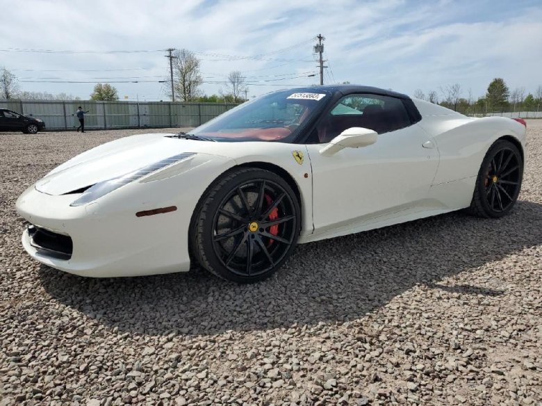 Ferrari 488 white