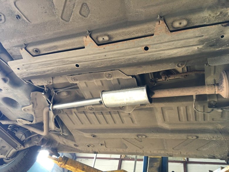 Выхлопная система рено логан 1.6