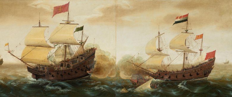 Испанский галеон 17 века