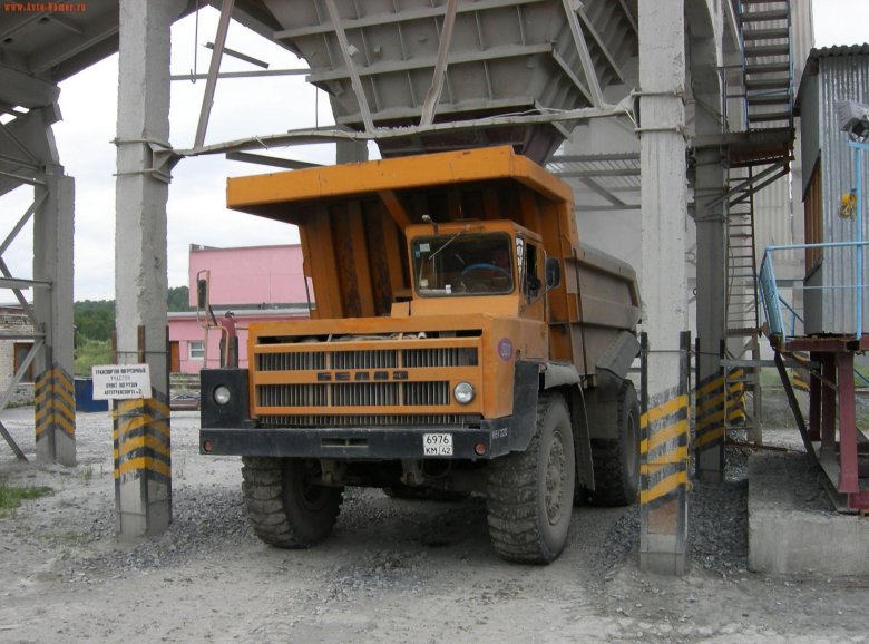 Карьерный самосвал белаз-7540в