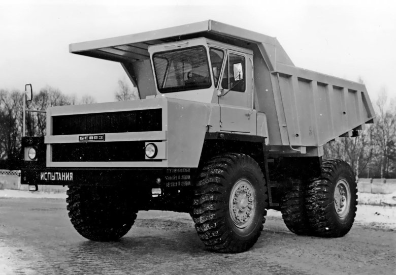 Карьерный самосвал белаз-540а