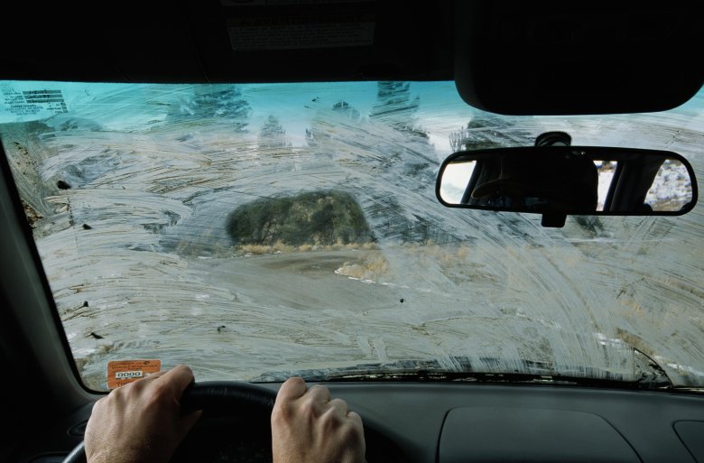 Грязное лобовое стекло