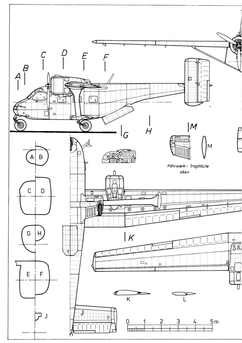 Самолет чертеж
