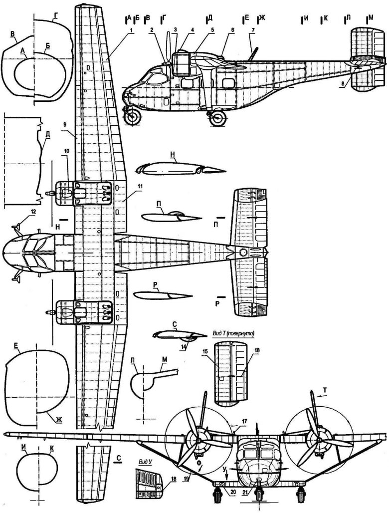 Чертежи моделей самолетов