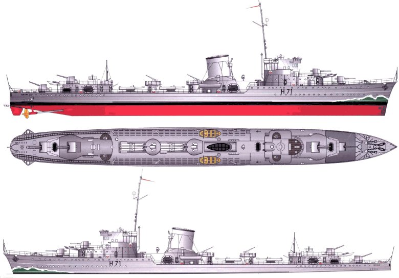 Эсминцы второй мировой войны