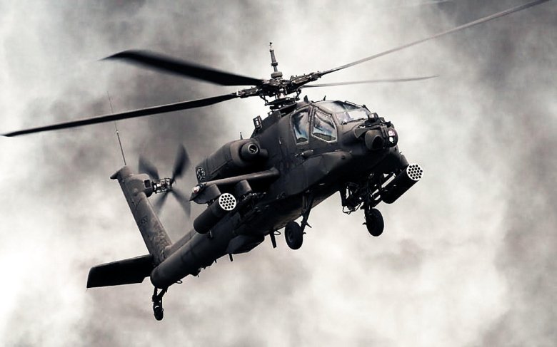 Боевой вертолет \ ah-64 apache\