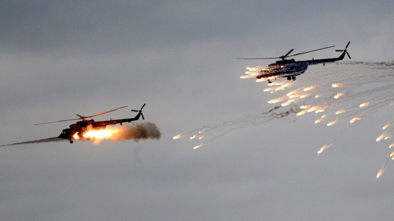 Ка-52 вертолёт подбитый