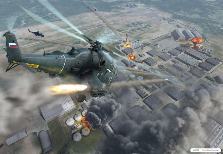 Боевой вертолет «ганшип