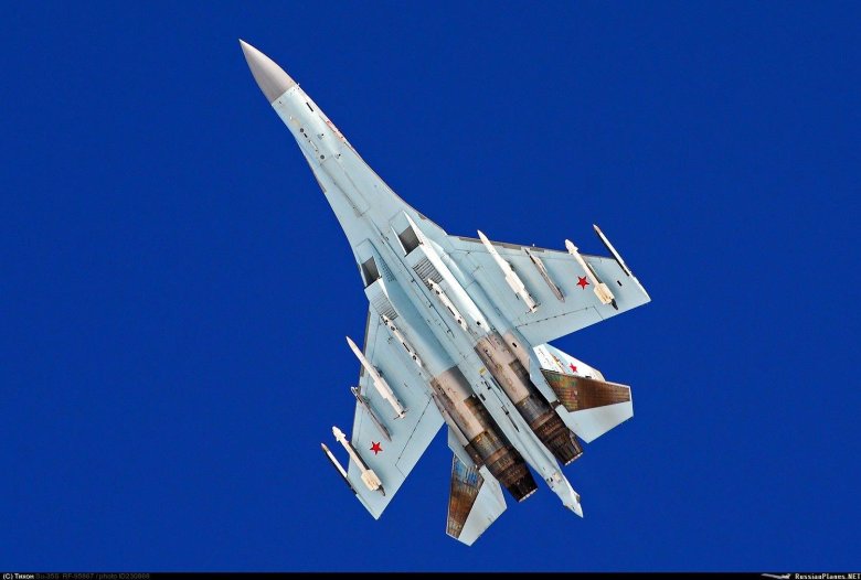 Истребитель су27 вид снизу