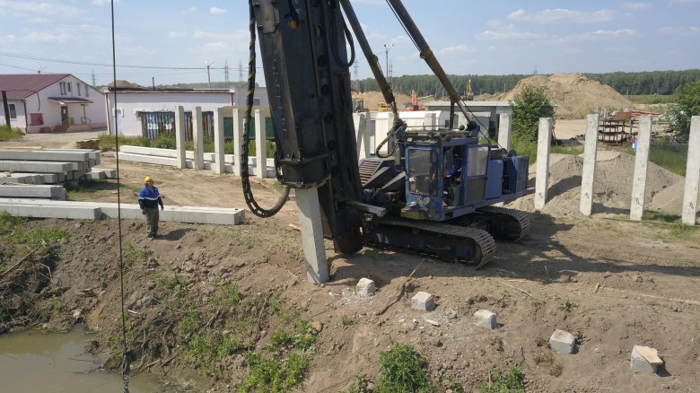 Копр для забивки свай кн-500 hitachi