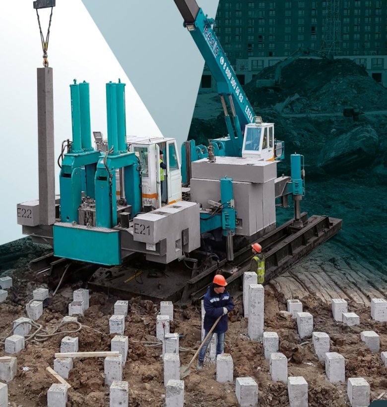 Техника для вдавливания свай