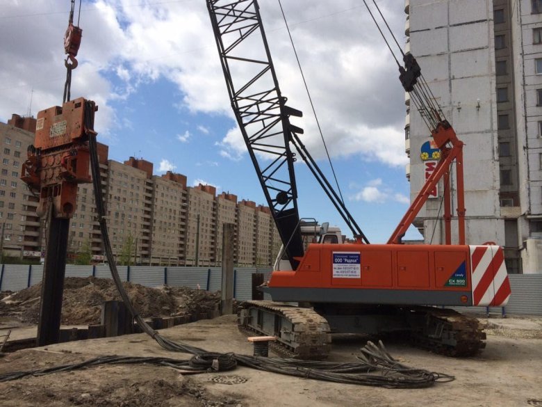 Вибропогружатель для шпунта ларсена