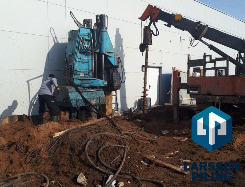 Погружение шпунта ларсена